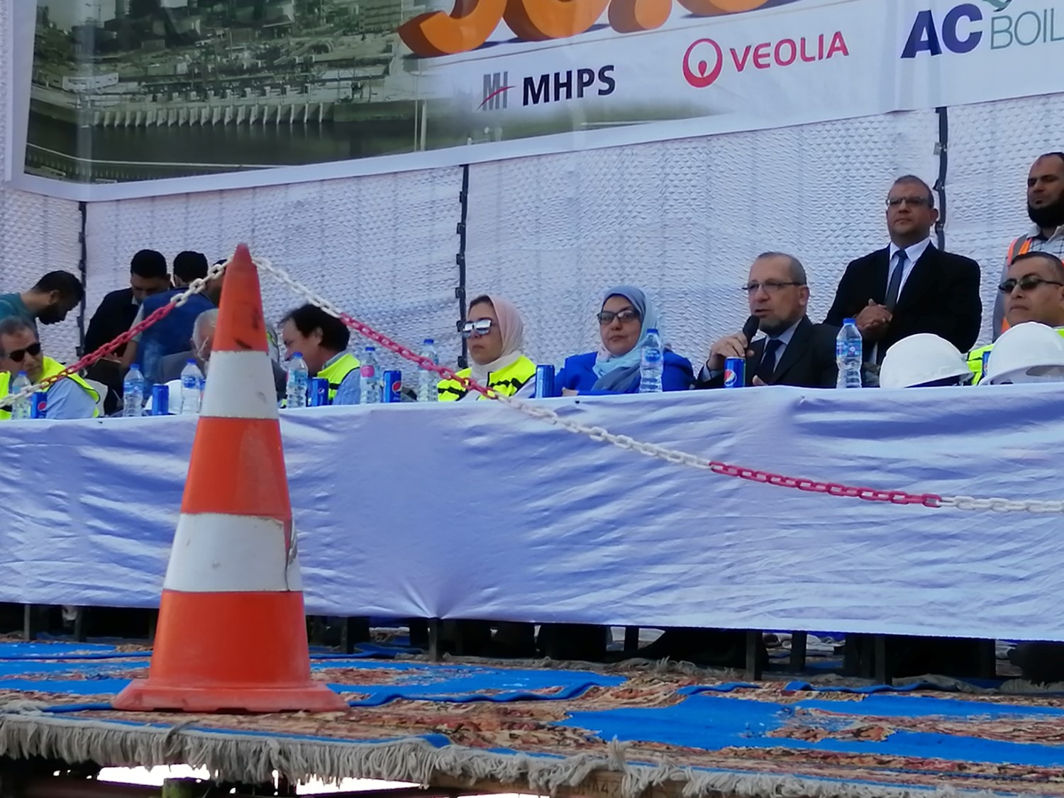 احتفالية مشروع جنوب حلوان 50 مليون ساعة دون اصابات......