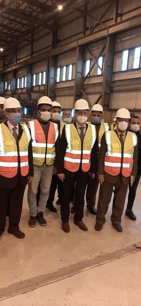 زيارة وزير الكهرباء ورئيس الشركة القابضة لمحطة جنوب حلوان