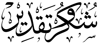 شكر وتقدير ....